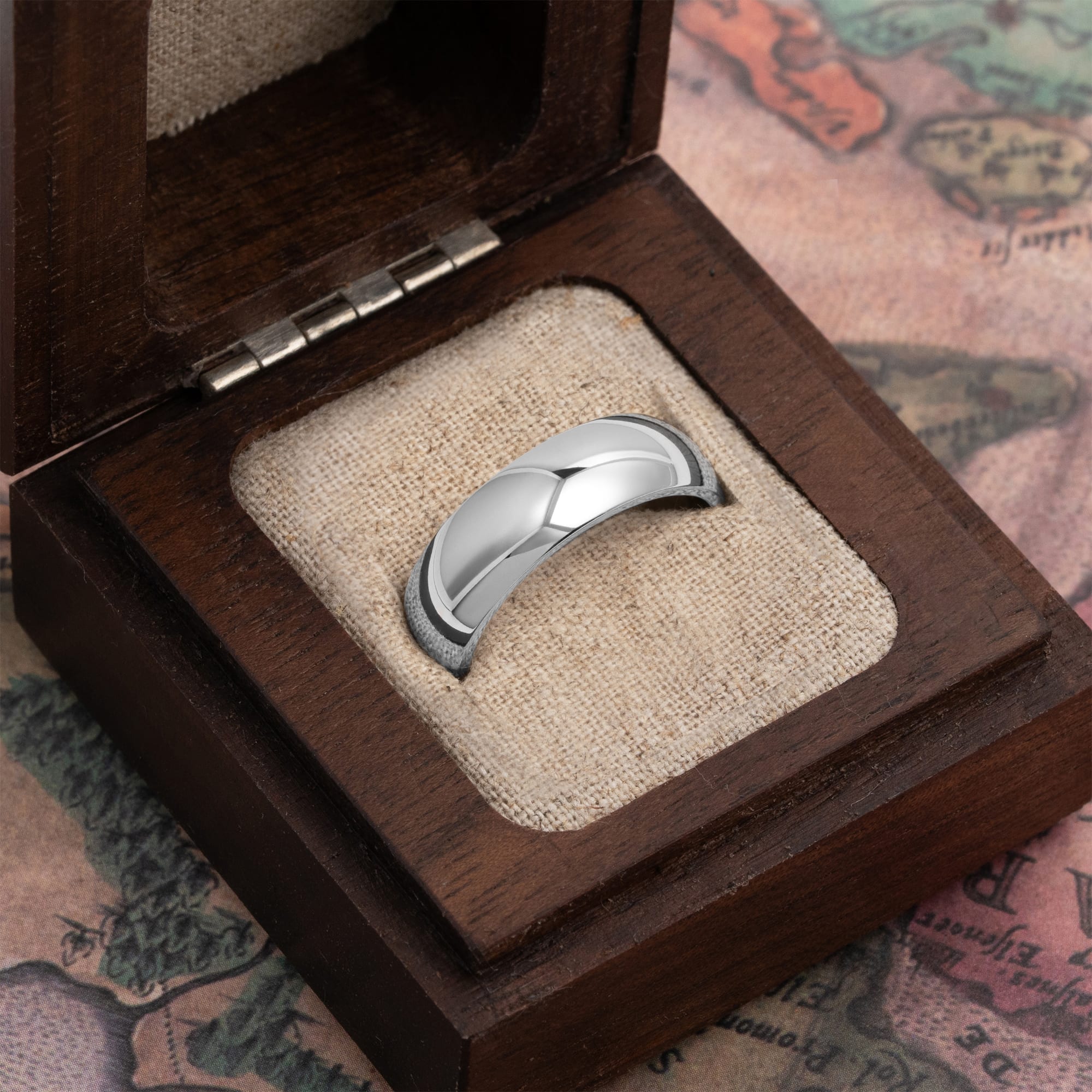 D Shape wedding band  — 2