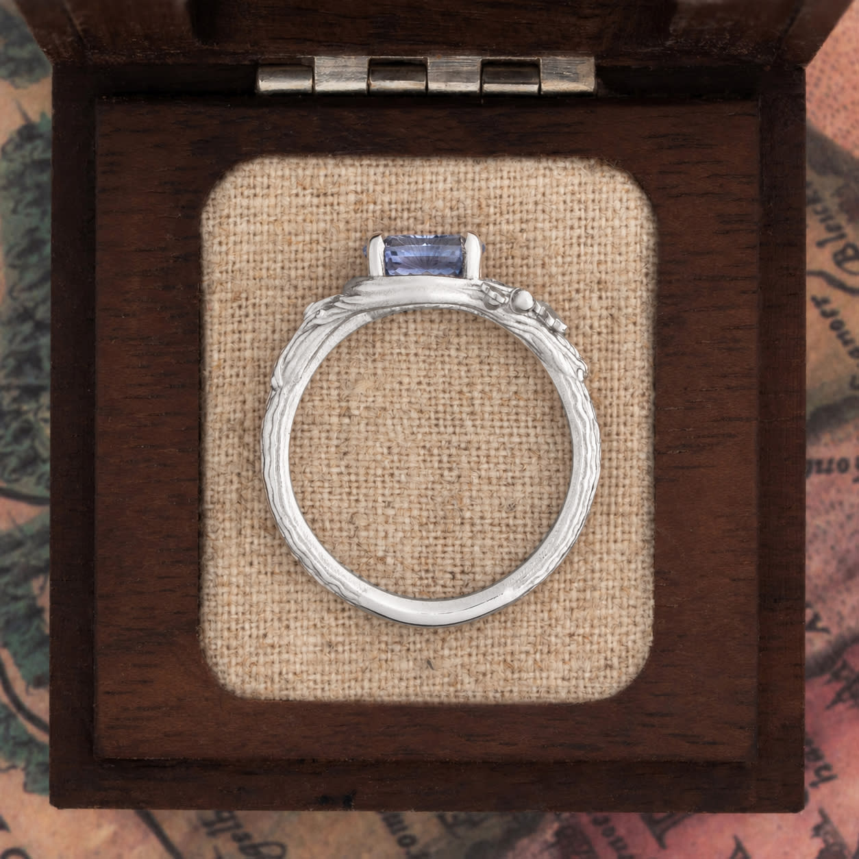 'Oak & Acorn' Lilac Starbrite ring — 3