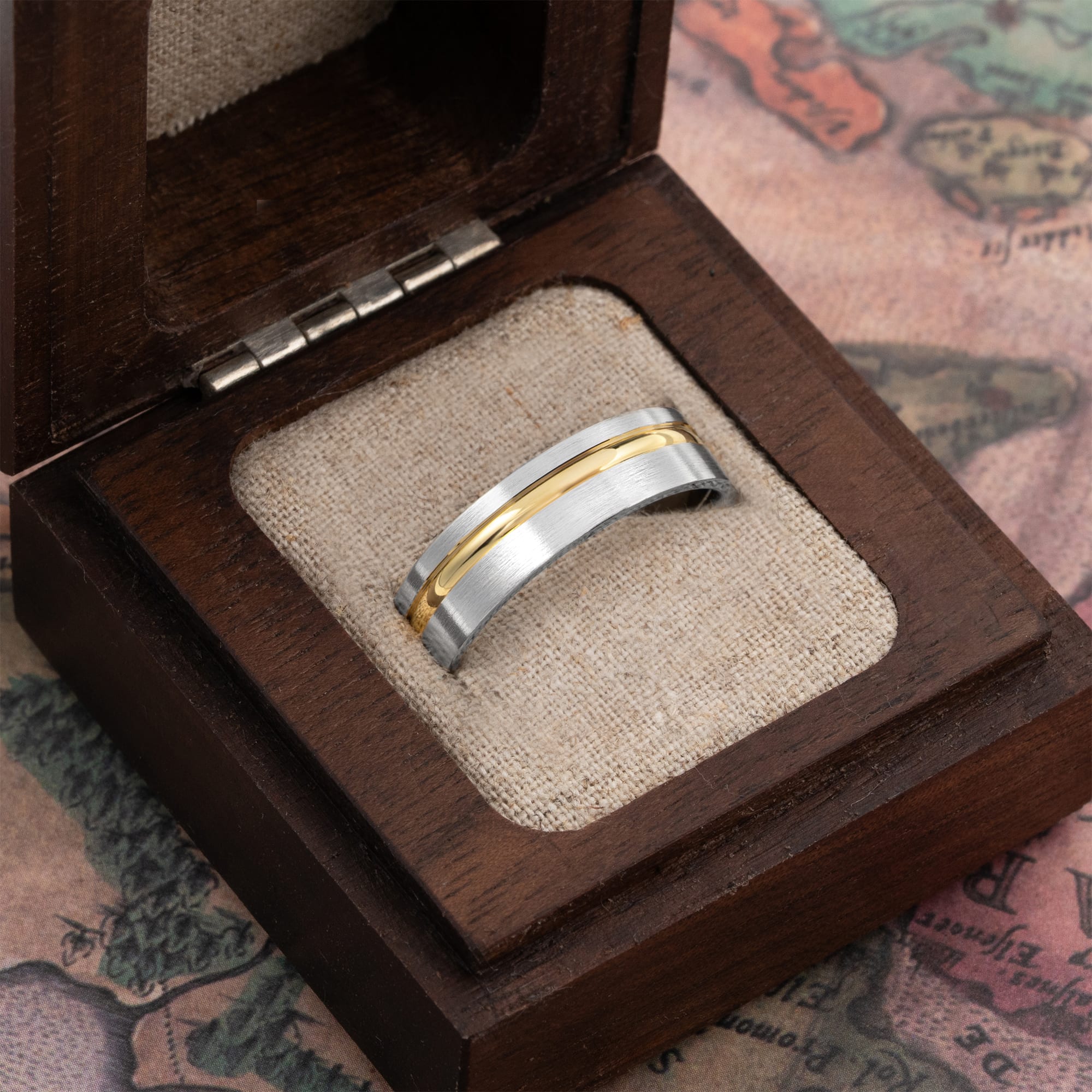 Two tone wedding band — 4