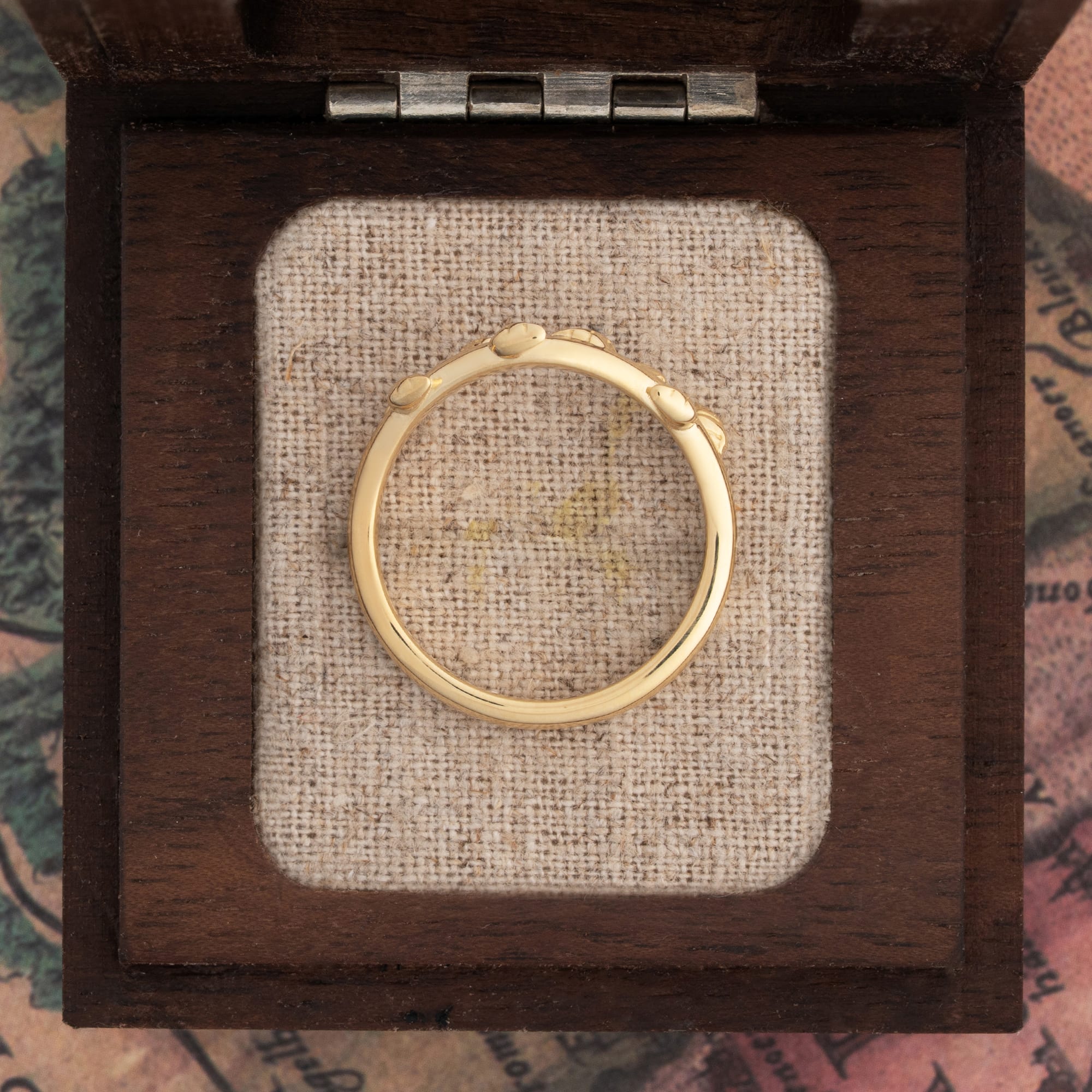 Ladies nature inspired wedding band  — 4