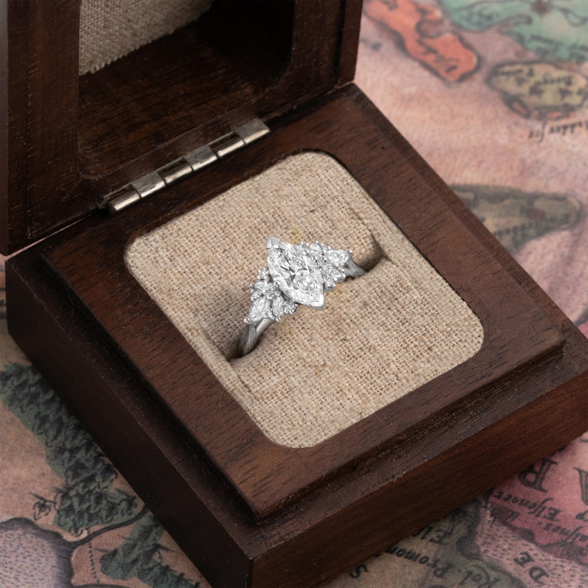'Marquise Muse' lab-grown diamond ring — 3