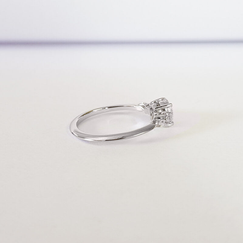 'Arlet' Moissanite and diamond 5 stone ring — 2