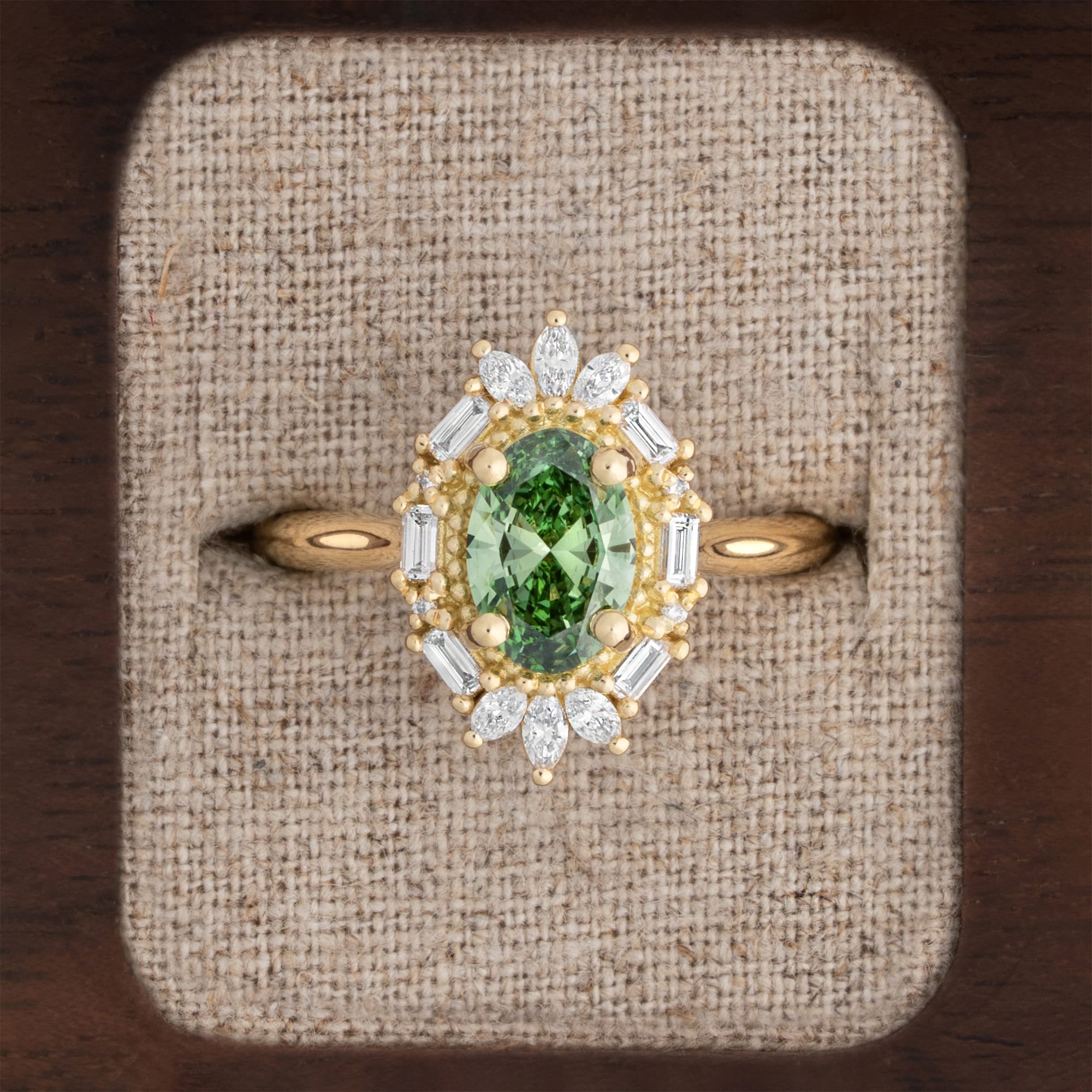 'The Orielle' lab grown diamond ring 