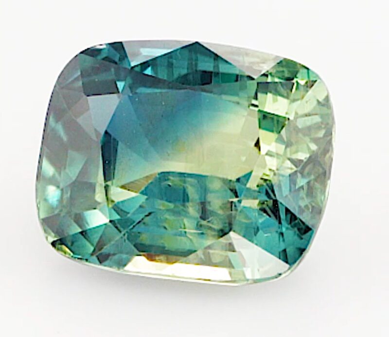 4.09ct parti colour cushion sapphire product image