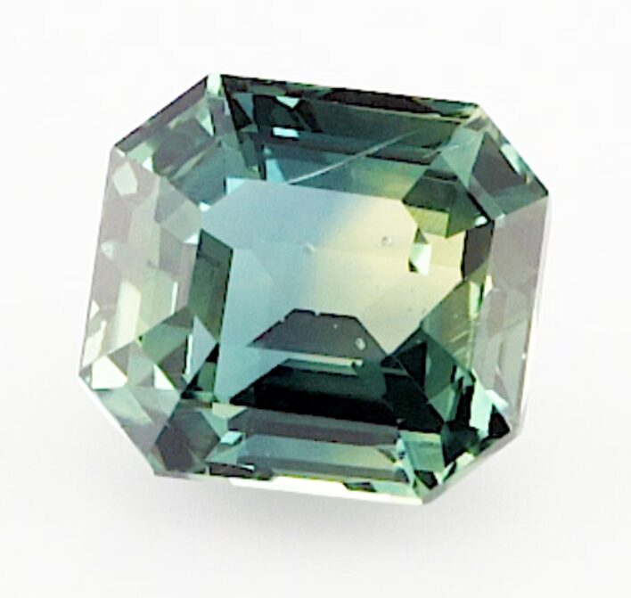 1.64ct octagon teal sapphire product image