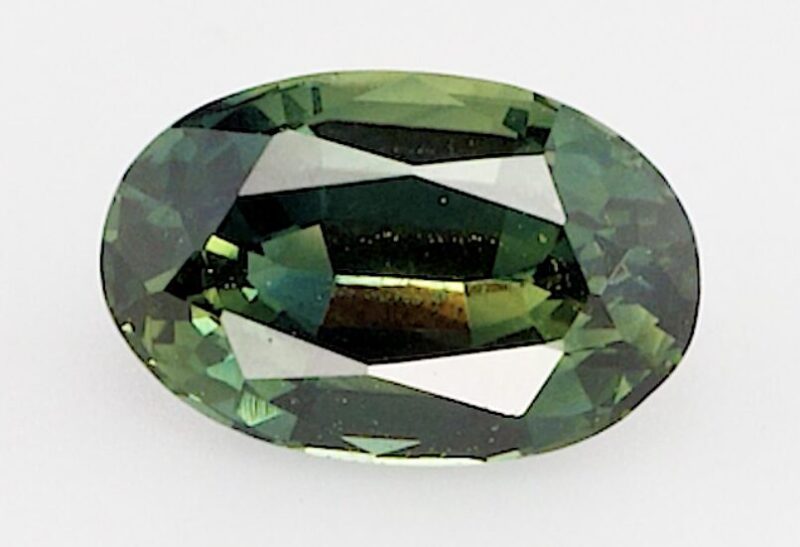 0.58ct oval green sapphire product image