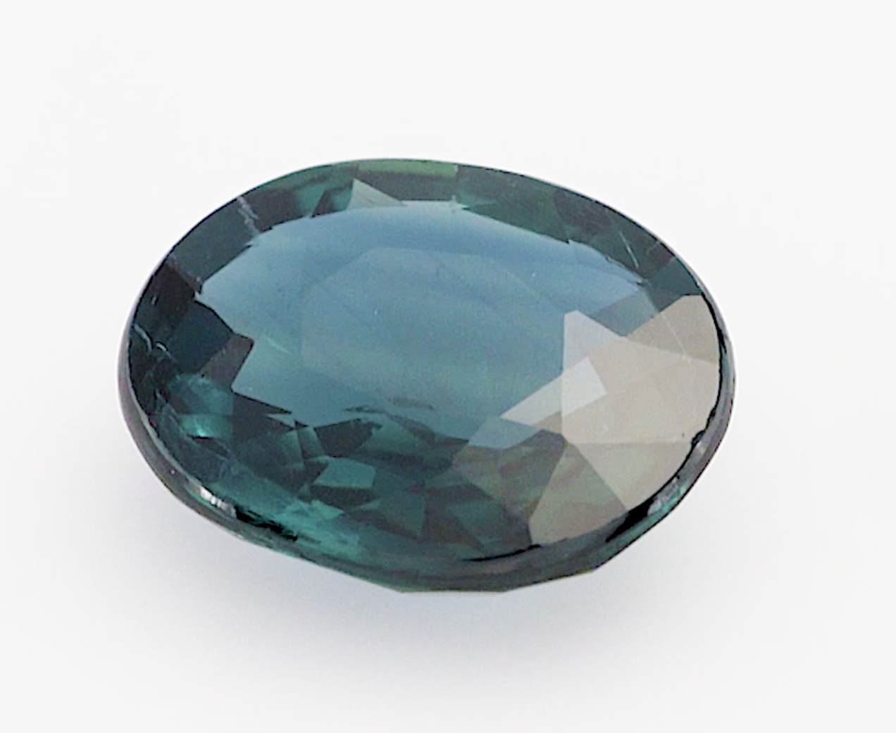 1.41ct oval teal sapphire  product image