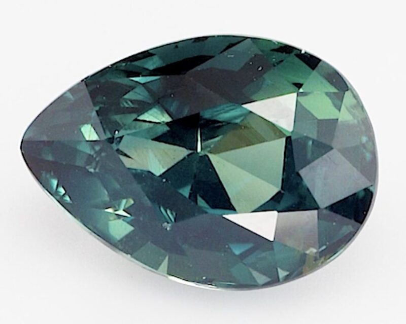 3.01ct pear teal sapphire product image