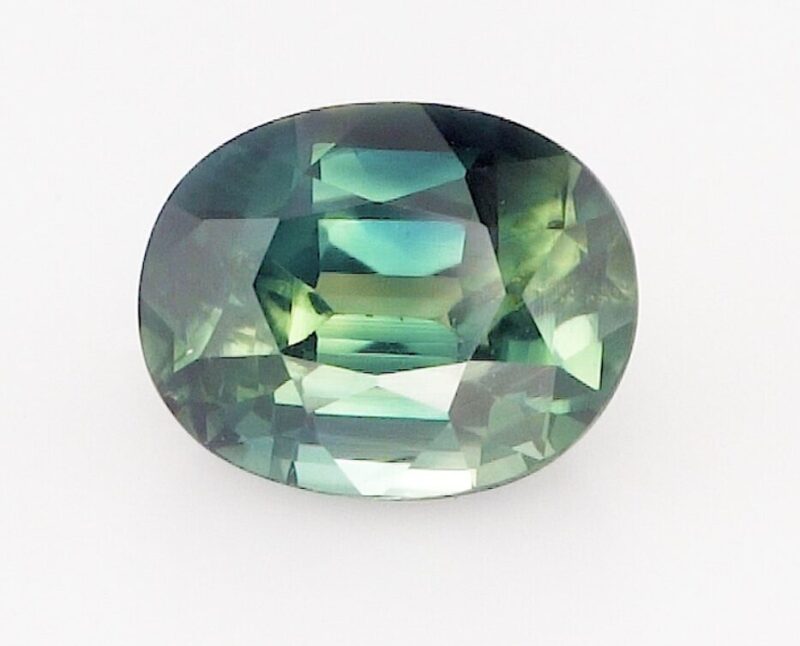 1.56ct oval teal sapphire product image