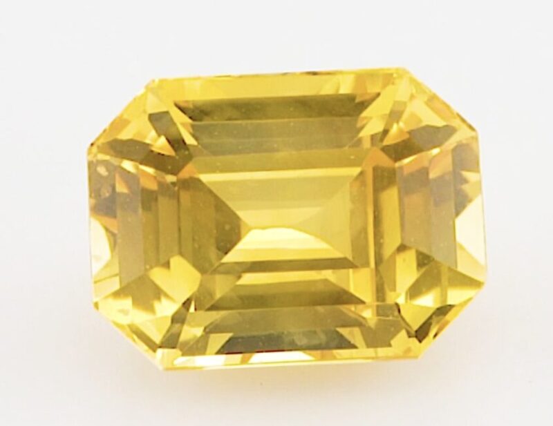 1.98ct octagon yellow sapphire product image