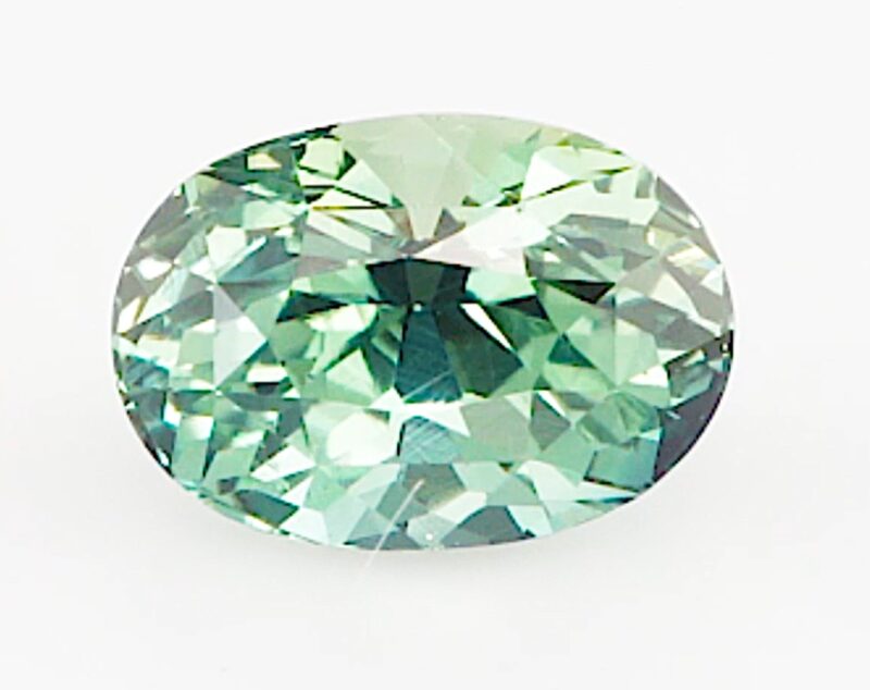 2.53ct oval seafoam green sapphire product image