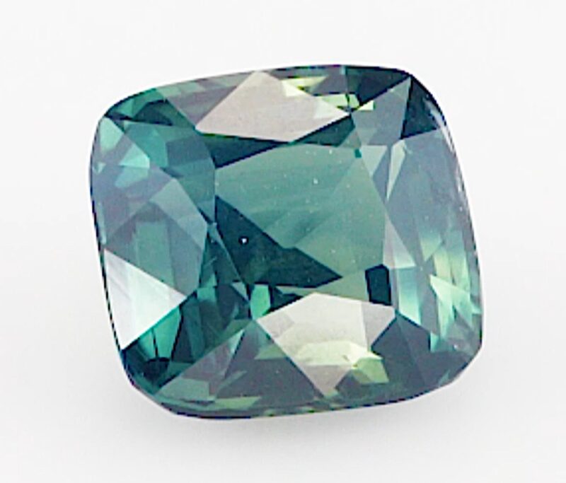 2.04ct teal cushion sapphire product image