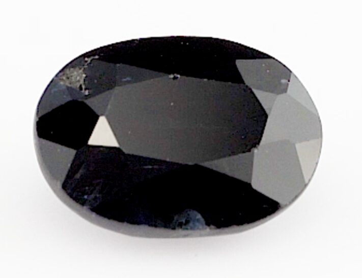 1.08ct oval black sapphire product image