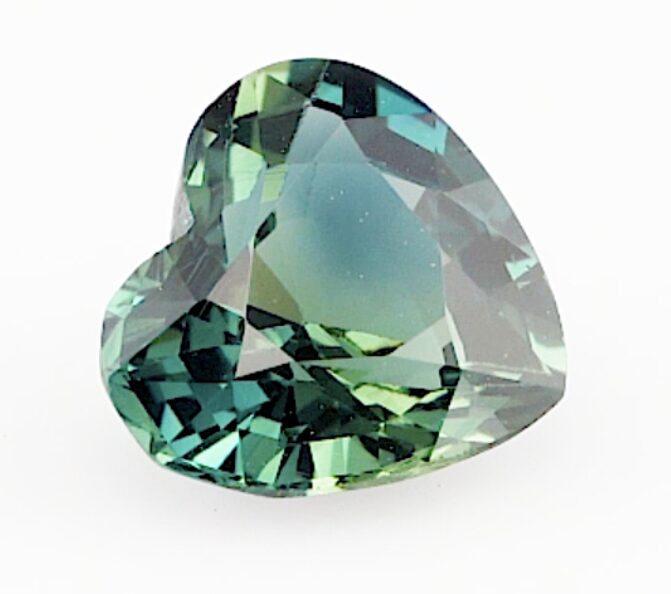 1.11ct heart teal sapphire product image