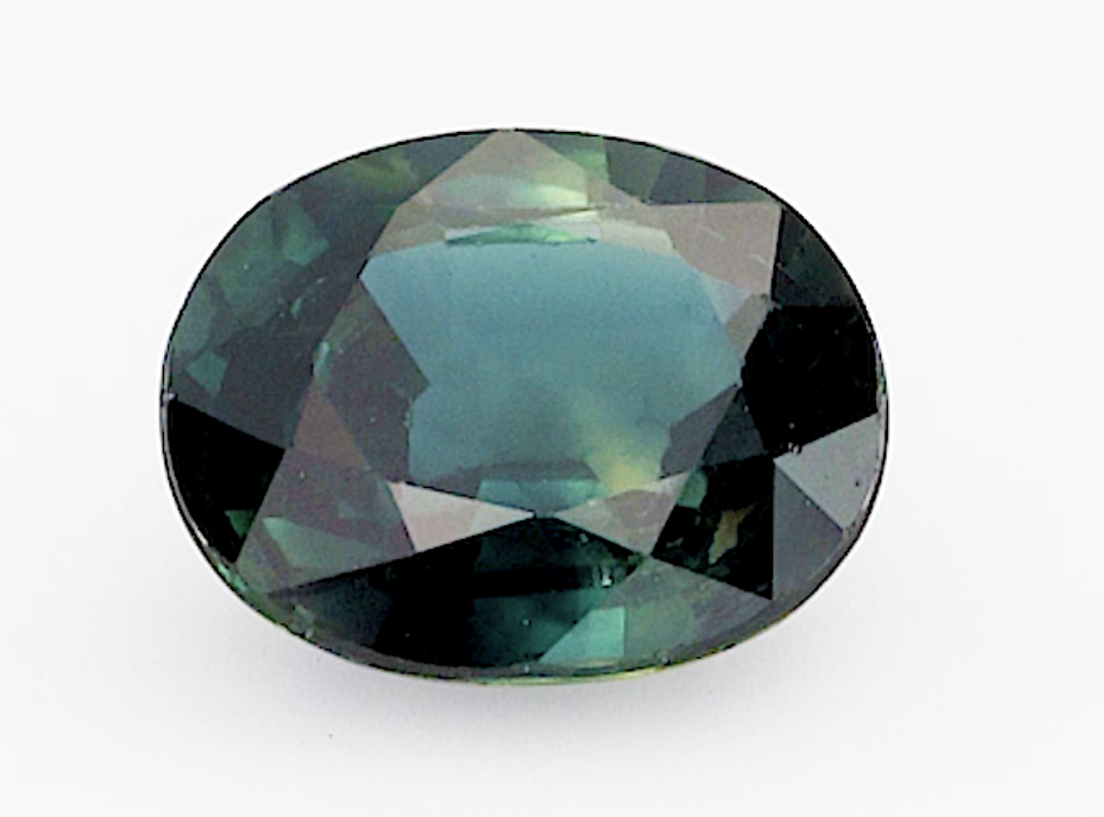 1.30ct Oval teal sapphire  product image