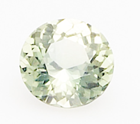 0.50ct Round seafoam precision cut sapphire product image