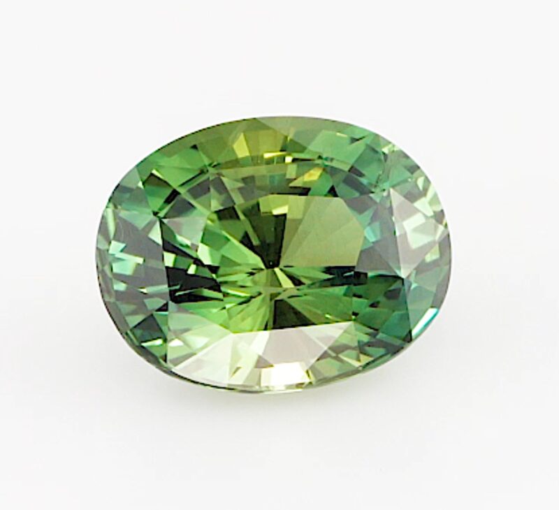 3.2ct oval green sapphire product image
