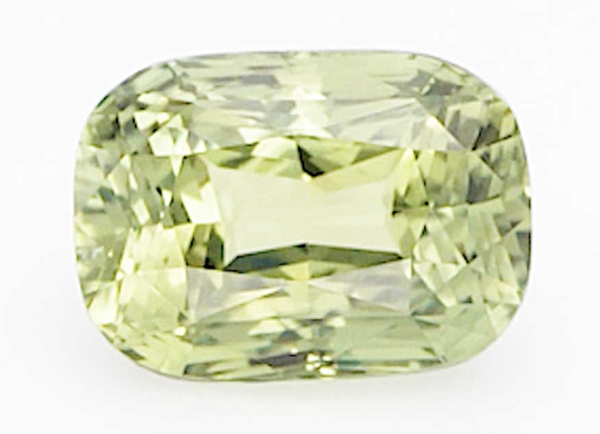 2.10ct Green cushion sapphire product image