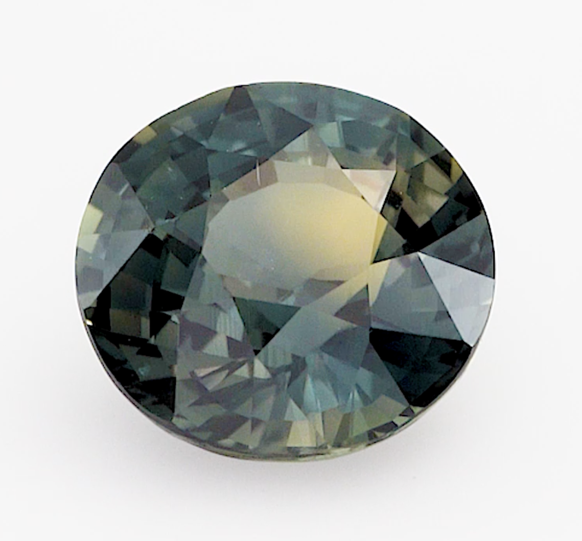 1.53ct round teal sapphire  product image