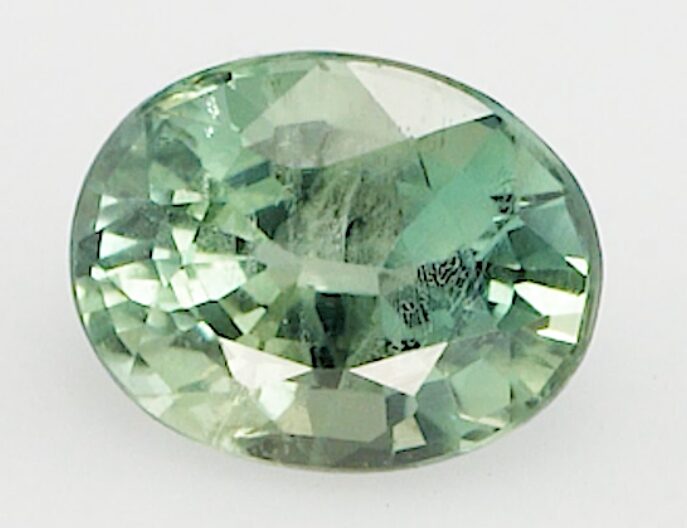 0.60ct oval green sapphire product image