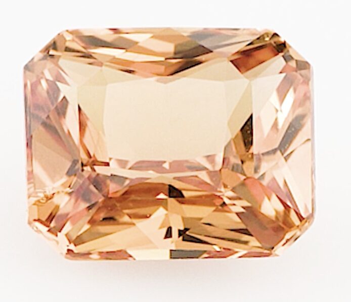 1.48ct octagon orange sapphire product image