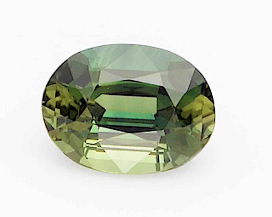 1.54ct Oval green sapphire product image