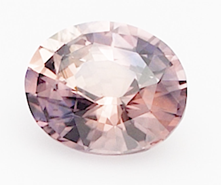 1.22ct Oval pink/brown Bi Colour sapphire product image