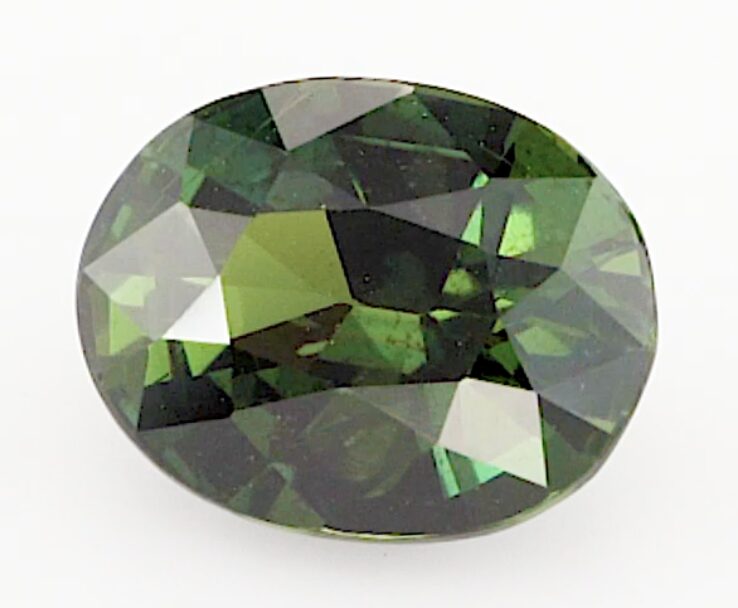 1.60ct oval green sapphire product image
