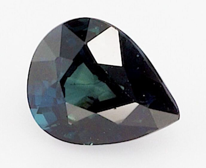 0.80ct pear teal sapphire product image