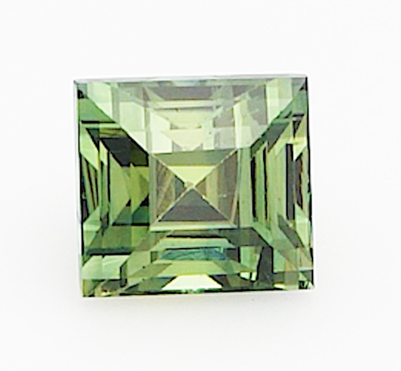 1.64ct modified emerald cut green sapphire  product image