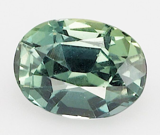 0.82ct oval teal sapphire product image