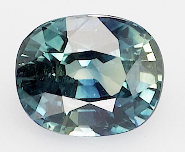 0.72ct oval teal sapphire product image