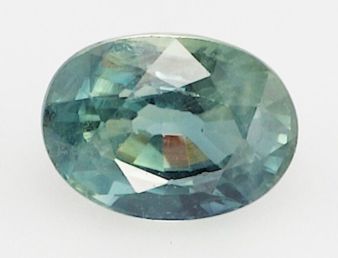 0.72ct oval teal sapphire product image
