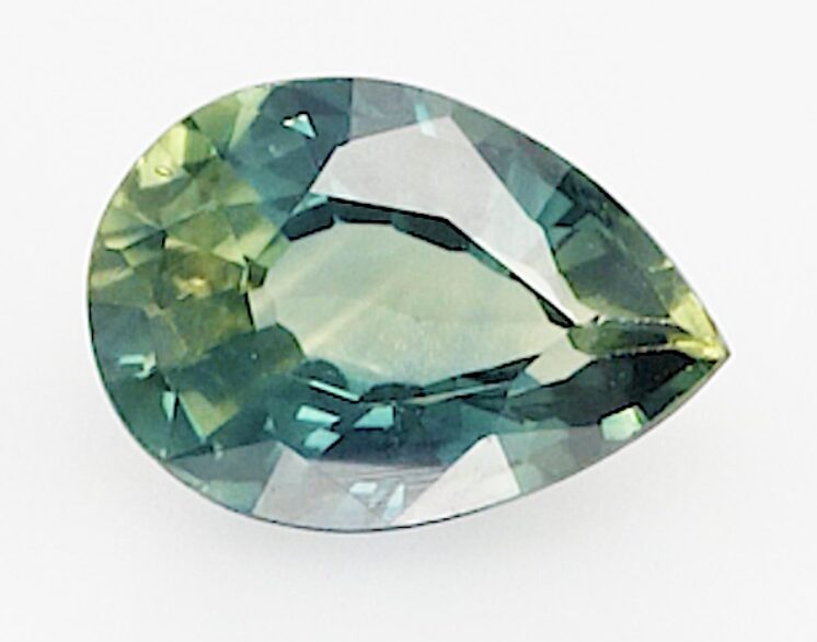 0.70ct pear teal sapphire product image