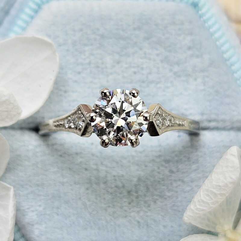 1920s inspired lab grown diamond ring product image