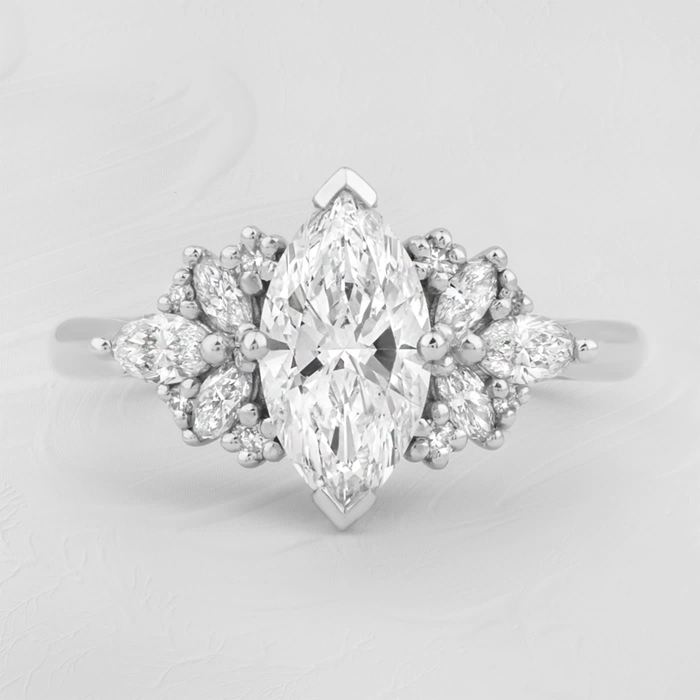 'Marquise Muse' lab-grown diamond ring product image
