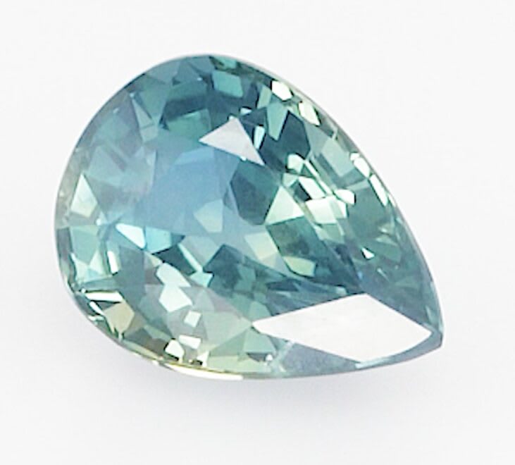 0.95ct pear teal sapphire product image