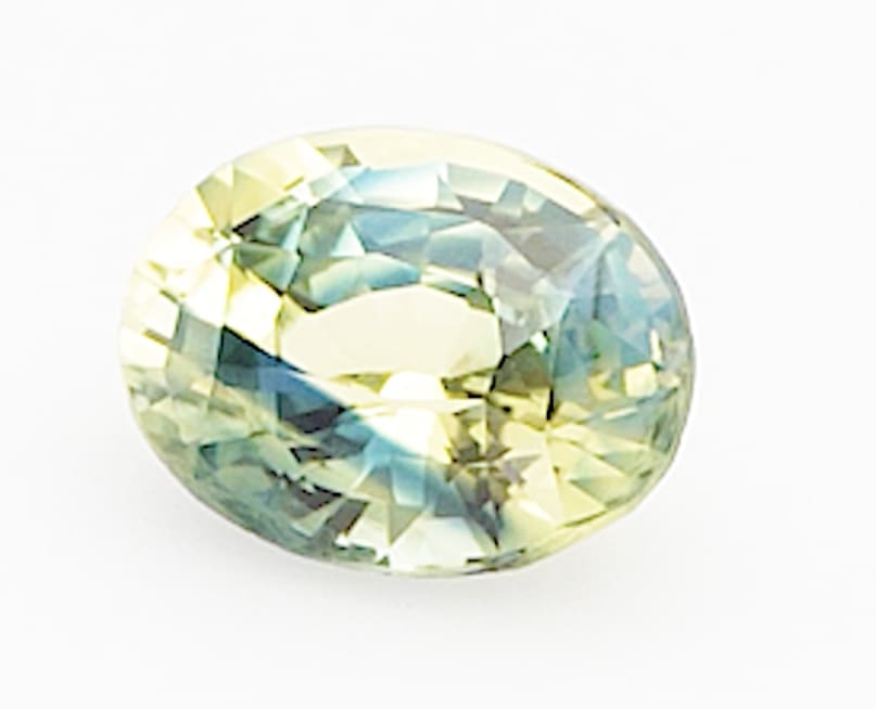 1.13ct Oval green/yellow sapphire  product image