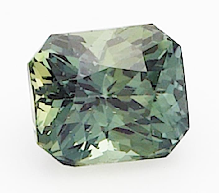 1.68ct Radiant teal sapphire  product image