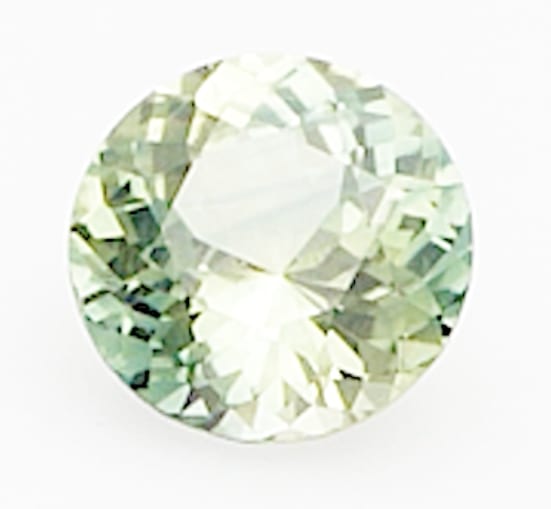 0.51ct Round green precision cut sapphire  product image