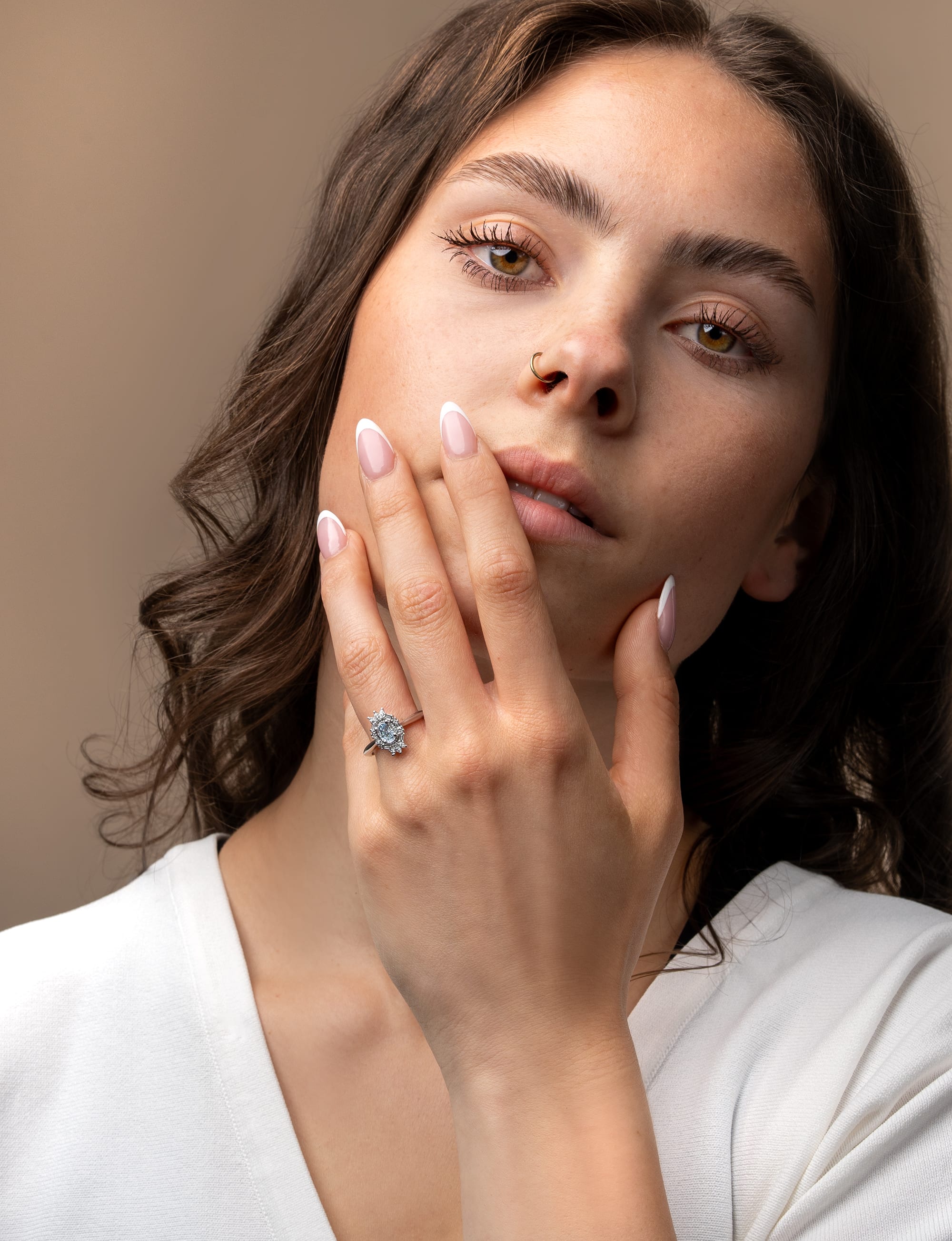 'The Orielle' Starbrite sapphire and diamond ring — 2
