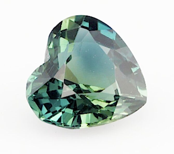 1.11ct heart teal sapphire product image
