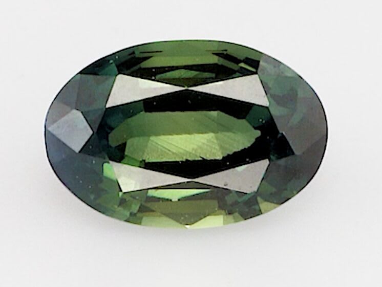 0.61ct oval green sapphire product image