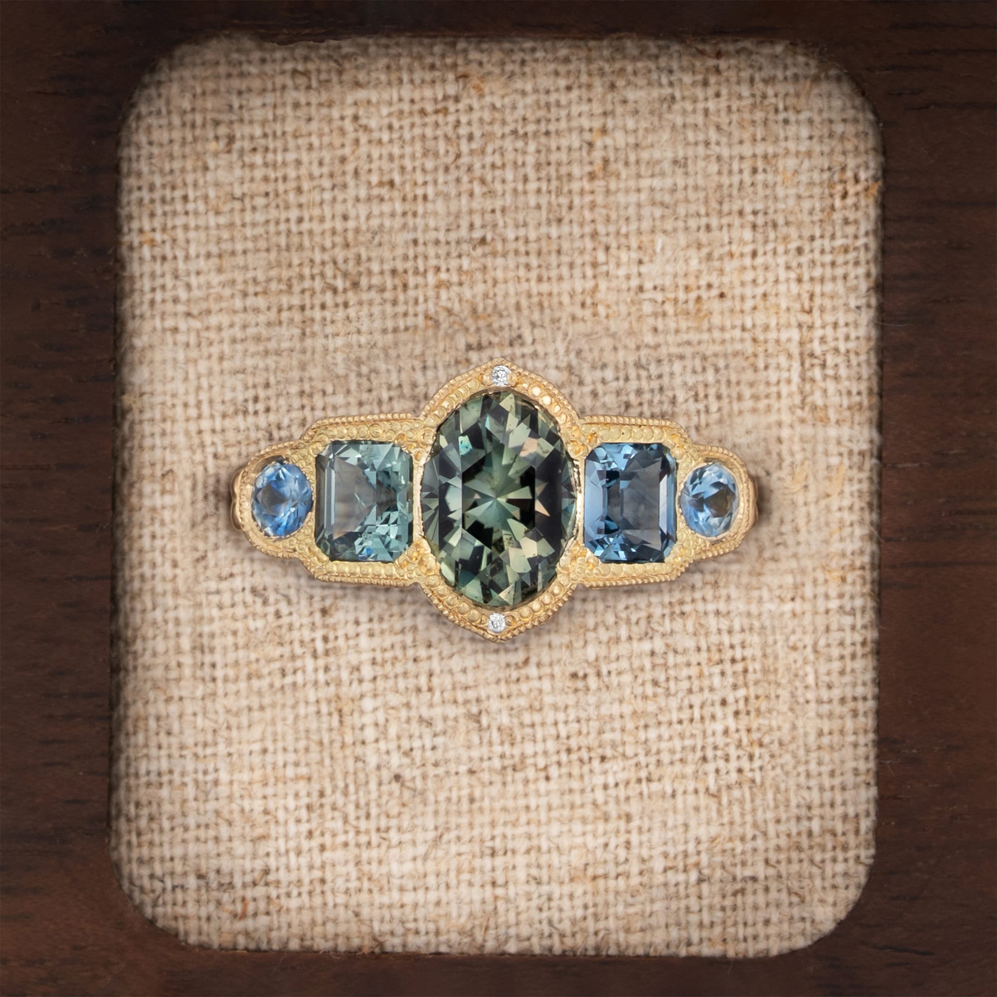 'Jubilee' Sapphire and diamond ring