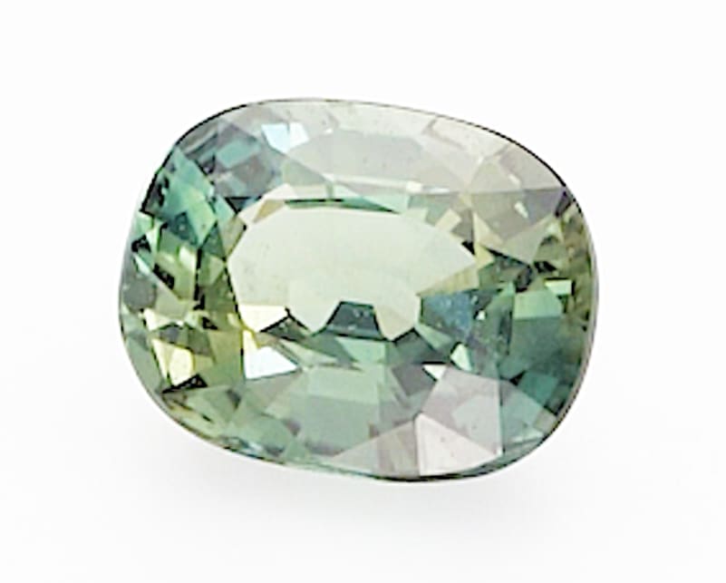 0.70ct cushion teal sapphire  product image