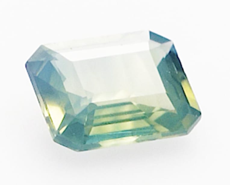0.54ct Octagon teal sapphire  product image