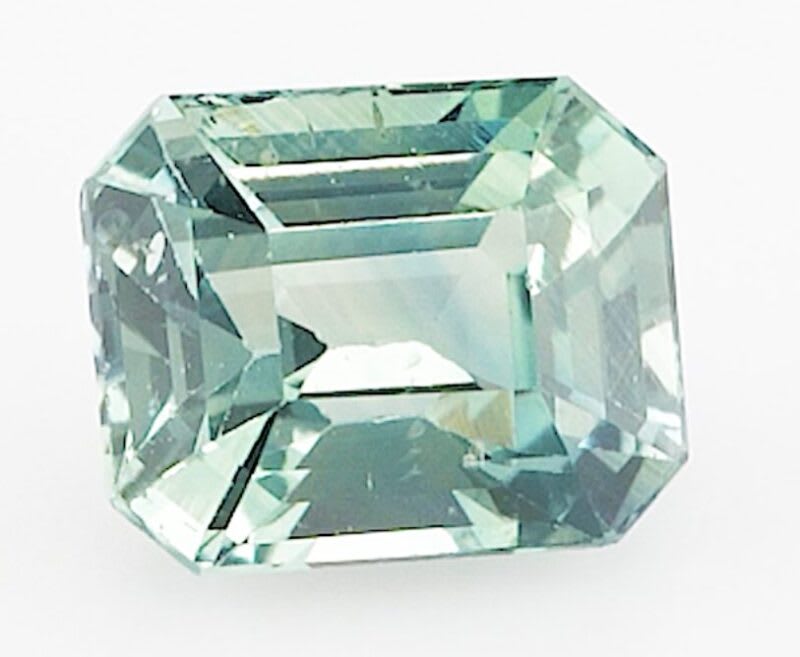 1.71ct octagon icy teal sapphire product image