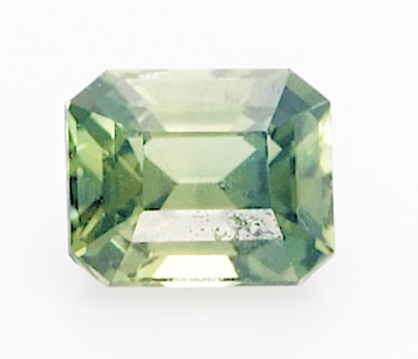 0.72ct Green octagon sapphire  product image