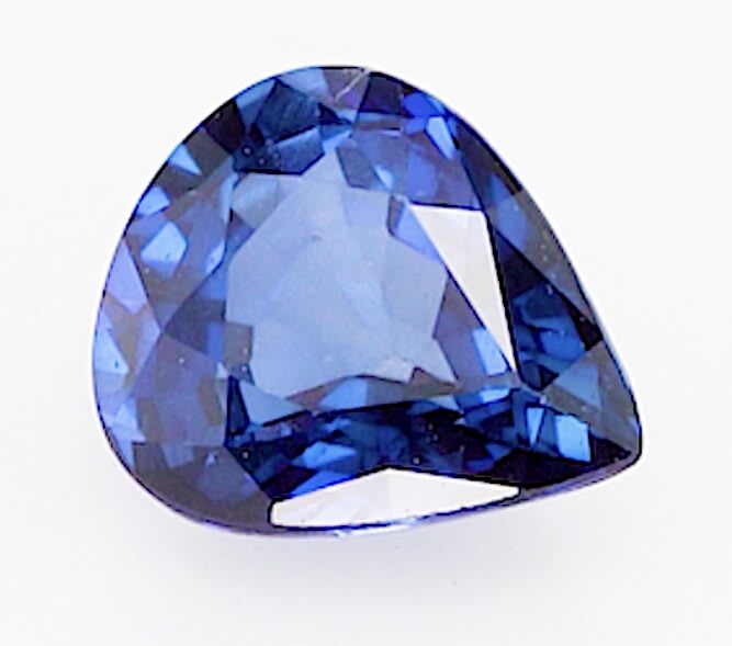 0.74ct pear blue sapphire product image
