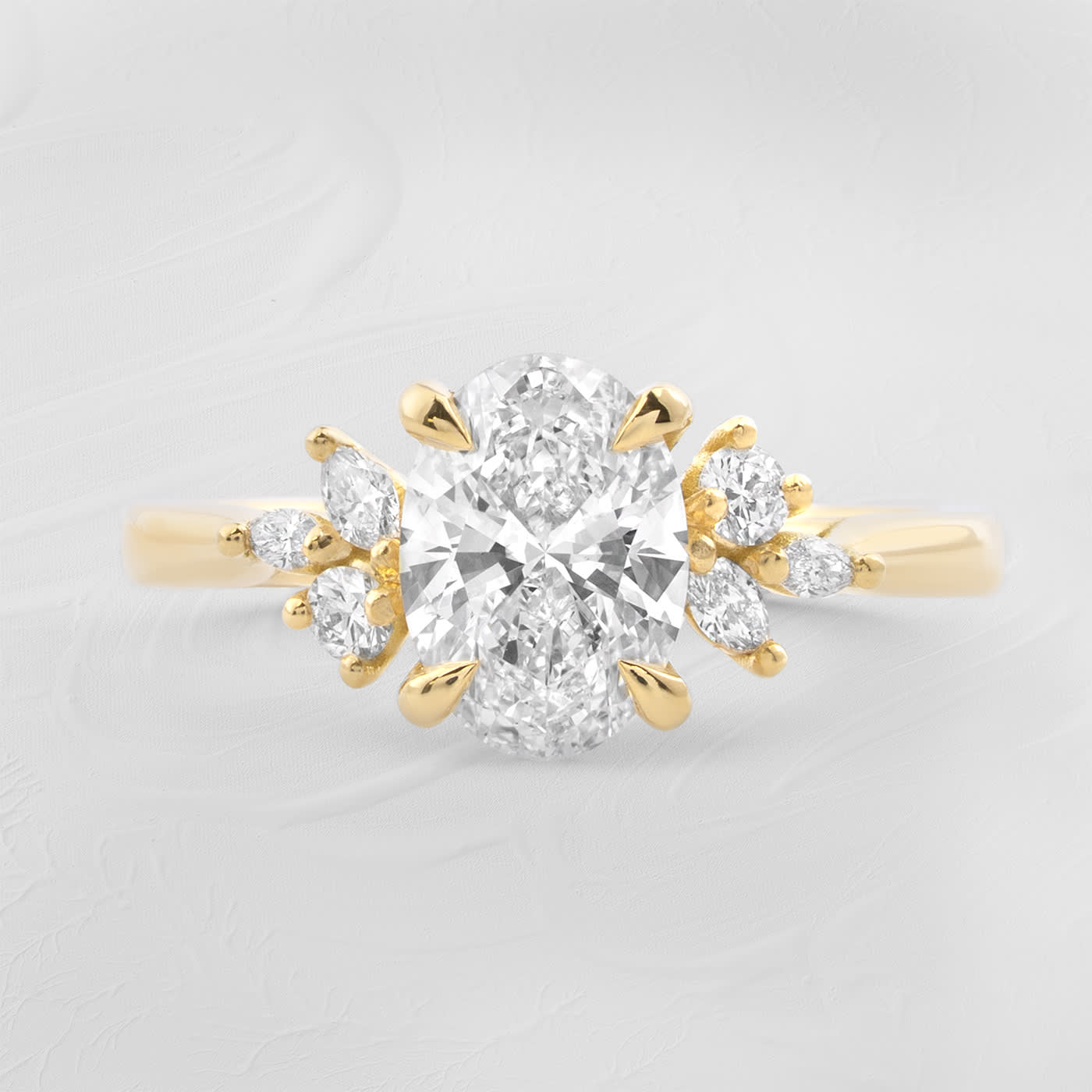 'Dawnflower' Lab grown diamond ring product image